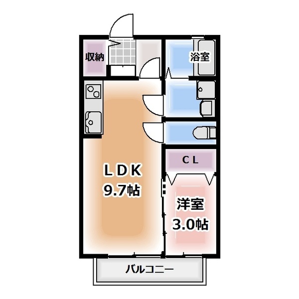 サンハイムＫIIIの間取り