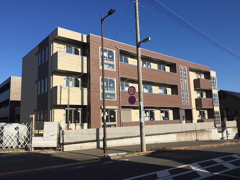 【日野市豊田のアパートの建物外観】