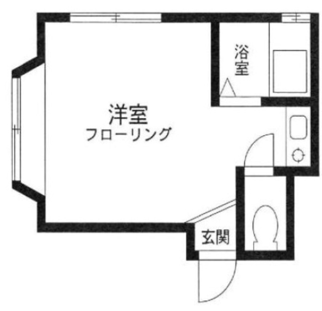 サンハイツ大師の間取り