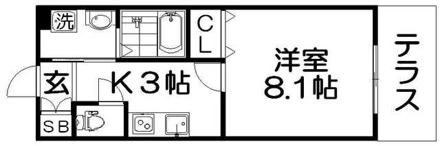 ＣＲＥＡ甲斐田東町の間取り