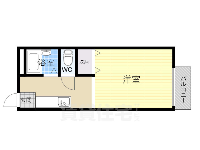 大和郡山市九条平野町のマンションの間取り