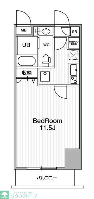 アーバンフラッツ池袋プレミアムの間取り