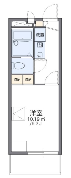 横浜市鶴見区東寺尾のアパートの間取り