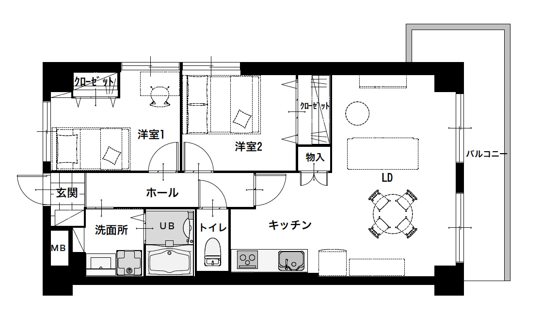 COKULAS上杉の間取り