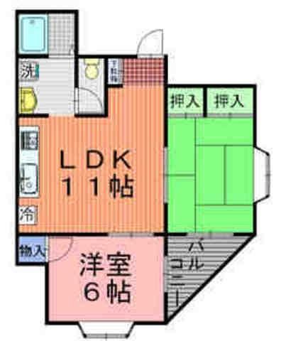 さいたま市北区宮原町のマンションの間取り