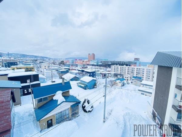 【小樽市若竹町のマンションの眺望】