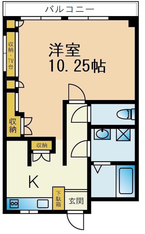 ヒルズ隆昌の間取り