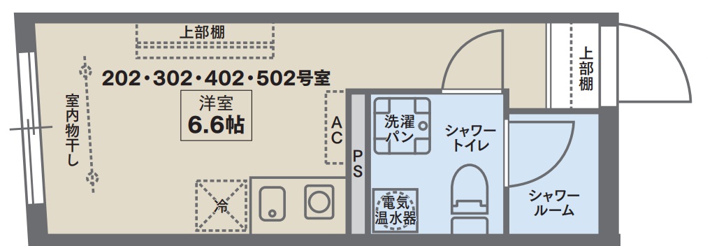 COCOFLAT西大井の間取り