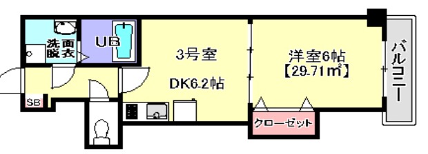 【江戸川区春江町のマンションの間取り】