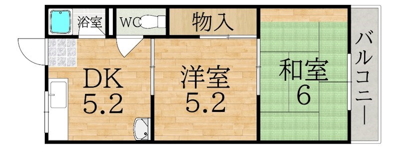 グレーズ鳥見の間取り