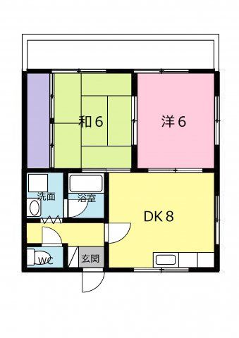 サンパレスひよりが丘　Aの間取り