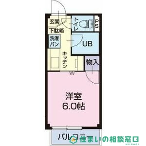 岡崎市藤川荒古のアパートの間取り