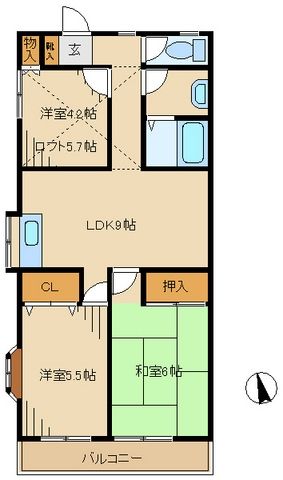 エンゼルハウスの間取り