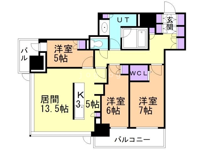 ONE札幌ステーションタワーの間取り