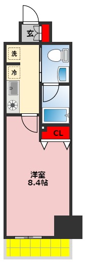 ウィルテラス千葉中央の間取り