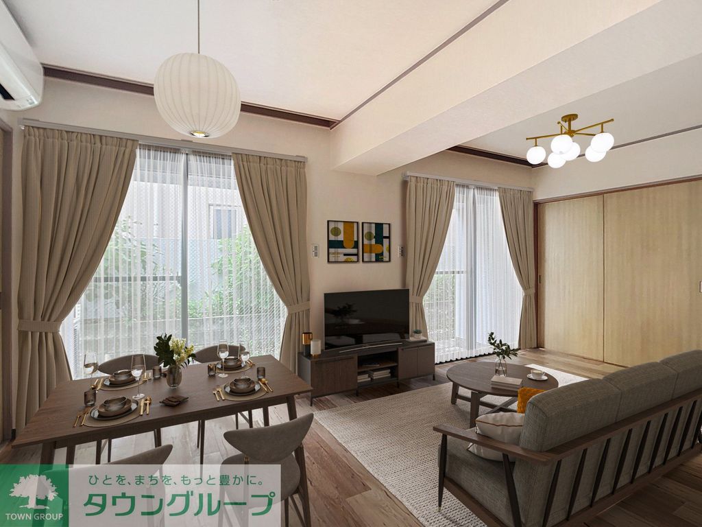 居室・リビング　※家具家電は物件に付帯しません。