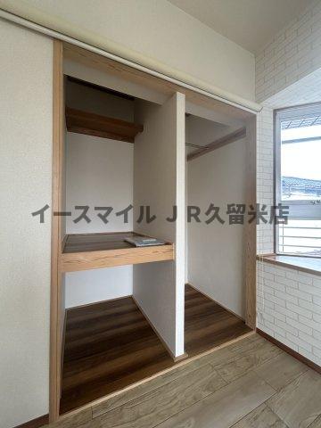 収納　たっぷりとした収納スペースです