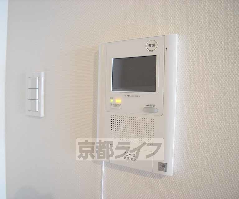 セキュリティ　来客も安心です。