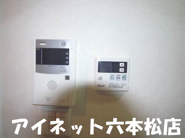 セキュリティ　モニター付きで安心ですね。