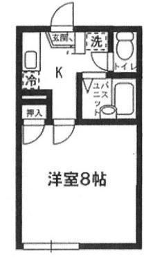 東京メトロ丸ノ内線 本郷三丁目駅 徒歩8分 2階建 築32年の間取り写真