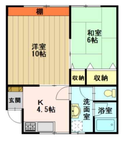 メイプルハイツ５５の間取り