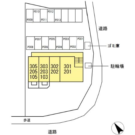 【アプリコット末武下の駐車場】