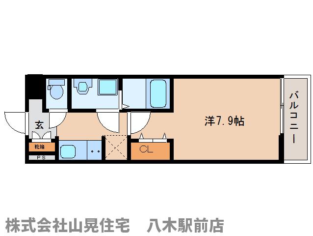 橿原市常盤町のアパートの間取り