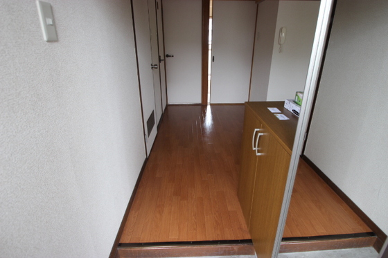 玄関　※写真は別号室のものです。