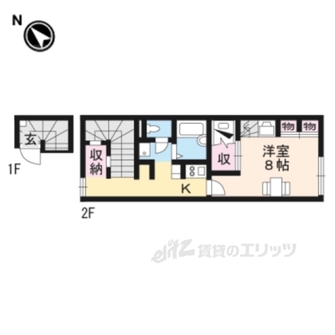 レオパレス石川の間取り