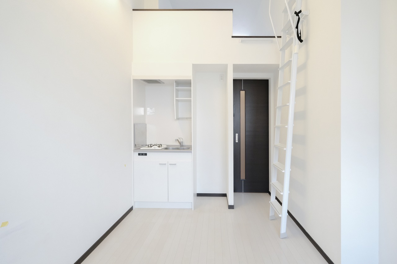 居室・リビング　メゾネットタイプのお部屋です