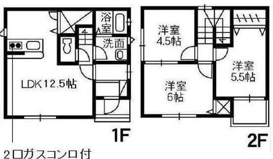 【スリーガーデン　Cの間取り】