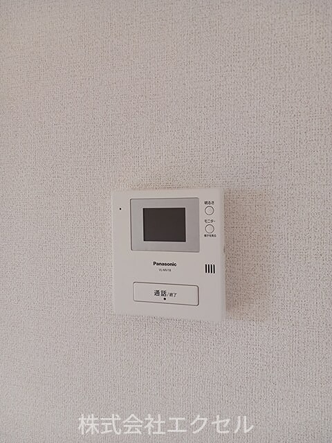 セキュリティ　モニター付きインターホンです。