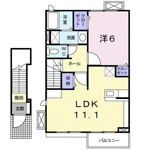 サンリット　エムの間取り