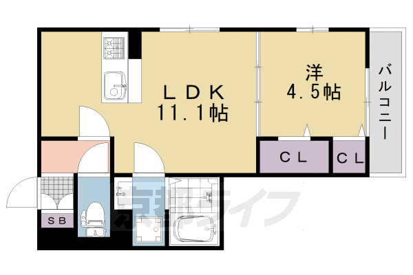 レガートIIの間取り