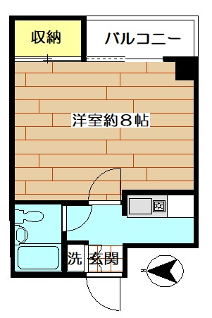 トリアノン中丸の間取り