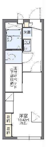 【レオパレスセジュールの間取り】