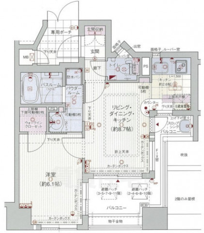 エステムプラザ京都烏丸三条の間取り