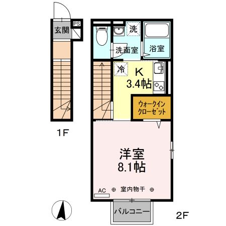 ＤＲ相馬駅前Iの間取り