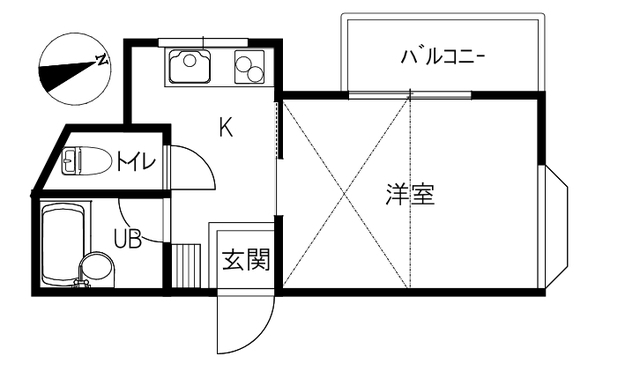 ロフト小立野の間取り