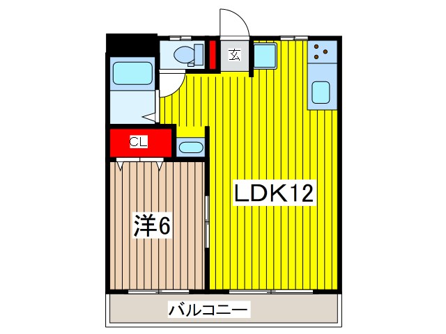 ハイツリー芝の間取り