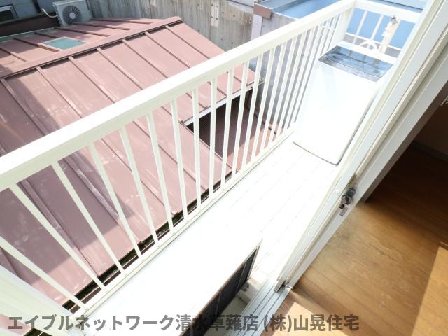 バルコニー　バルコニーがあります