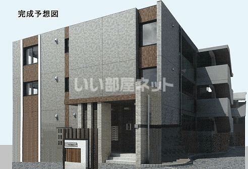 【長岡京市下海印寺のマンションの建物外観】