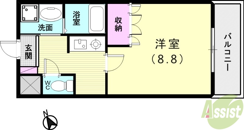 ルミナスコートIIの間取り