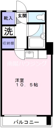 シャトレ明大前の間取り