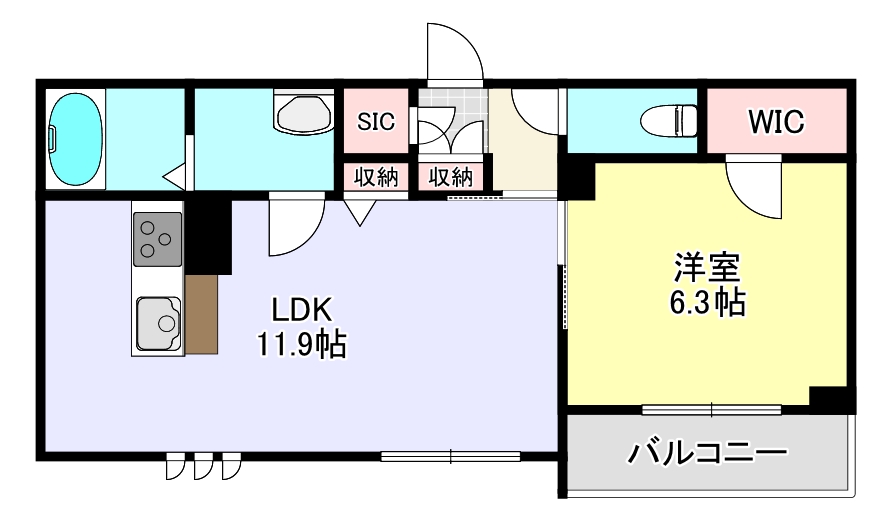 プレミアムメゾン高崎新保町の間取り