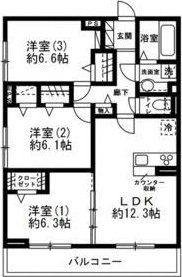 グラーティア相模原の間取り