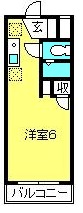 【マンション　シュウメイの間取り】