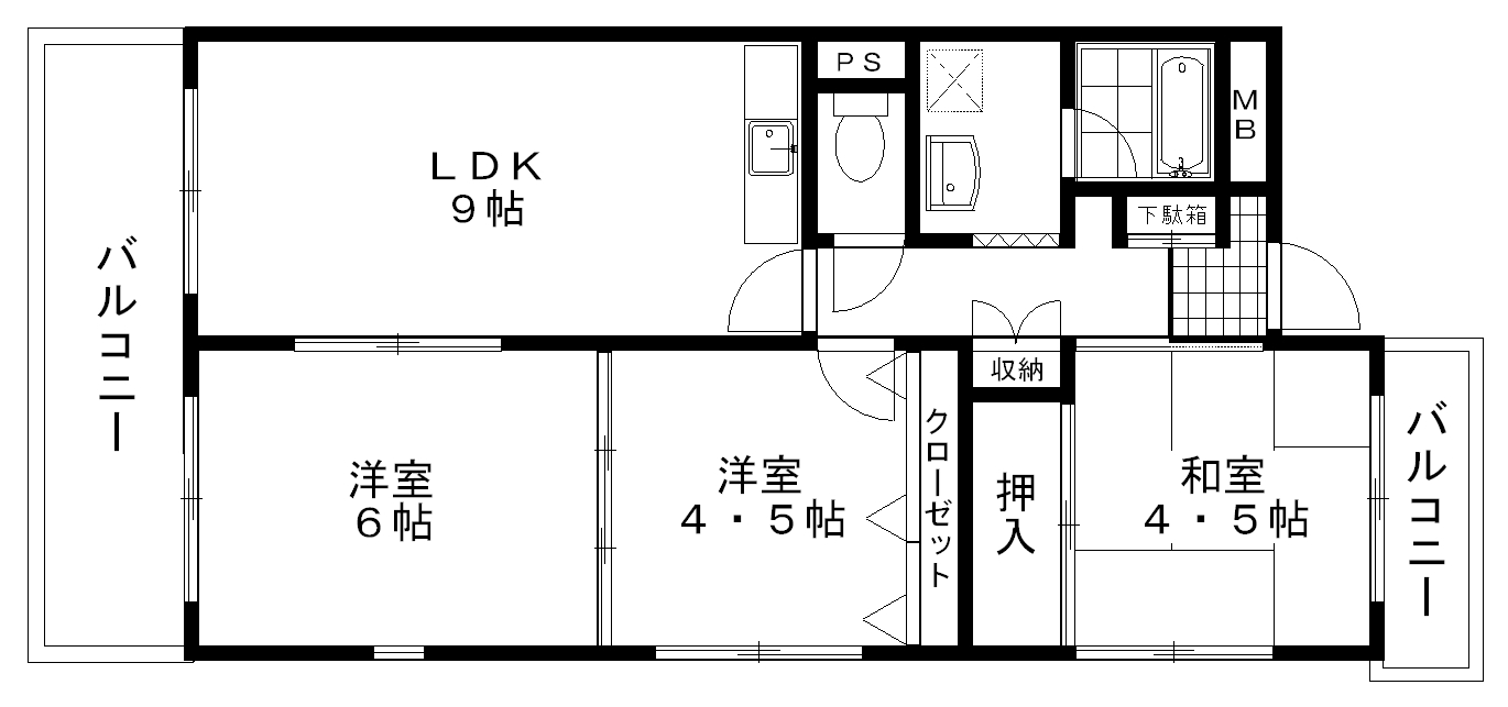 ベルコトゥ新芦屋の間取り