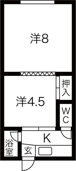 今井荘の間取り