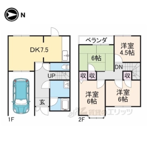 天理市櫟本町のその他の間取り